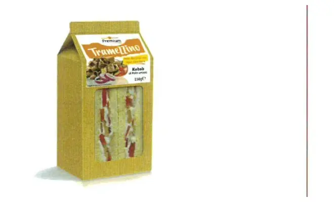 Confezione di Tramezzino Kebab di pollo arrosto
