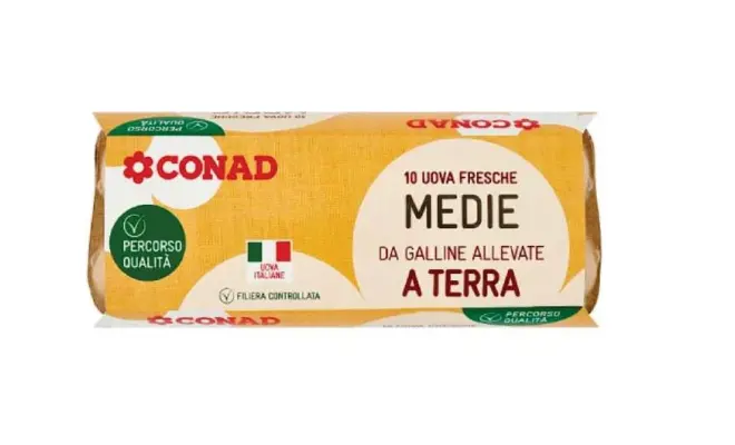 Confezione di Uova fresche da galline allevate a terra