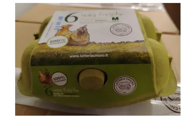 Confezione di 6 UOVA FRESCHE DA ALLEVAMENTO A TERRA - M - CATEGORIA A