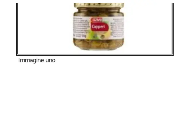 Confezione di Capperi all'aceto CRAI