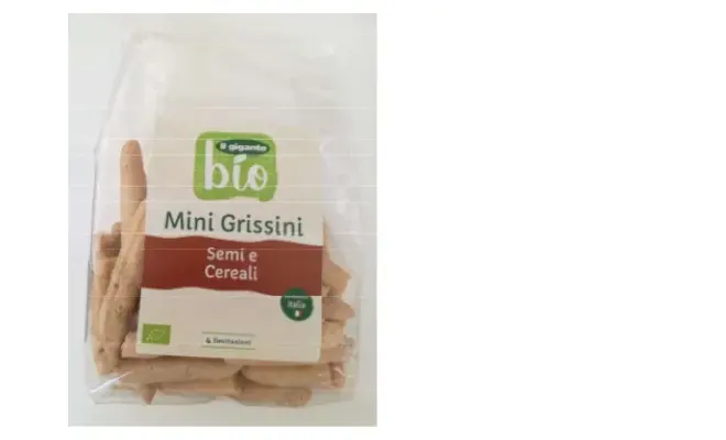 Confezione di Mini Grissini Semi e Cereali Bio 150g