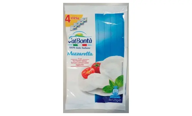 Confezione di MOZZARELLA VALBONTA'