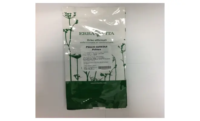 Confezione di PSILLO CUTICOLA POLVERE 100 gr lotto 8821 scadenza 31/03/2024