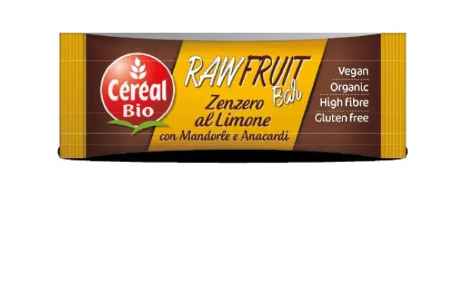 Confezione di Céréal BIO Raw Bar zenzero al limone