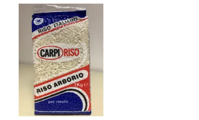 Confezione di RISO ARBORIO 1000g sottovuoto