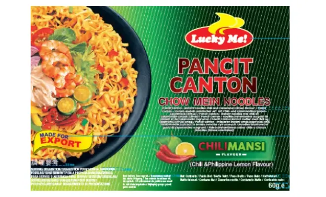 Confezione di Lucky Me Pancit Canton Chilimansi 72x60g