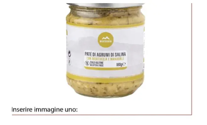 Confezione di Paté di agrumi con mentuccia e mandorle