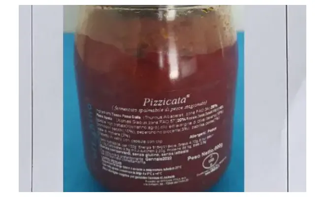 Confezione di "Pizzicata" Conserva fermentata spalmabile di pesce stagionato