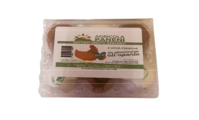 Confezione di UOVA FRESCHE DA ALLEVAMENTO ALL'APERTO