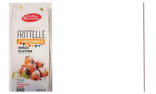Confezione di PREPARATO PER FRITTELLE E CASTAGNOLE SENZA GLUTINE