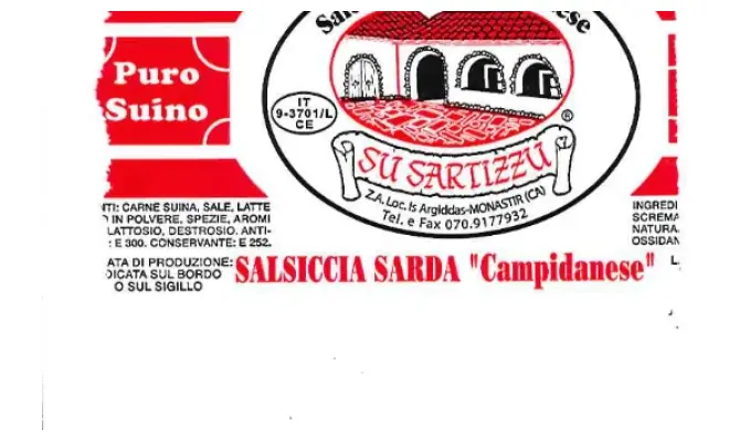 Confezione di SALSICCIA SARDA CAMPIDANESE