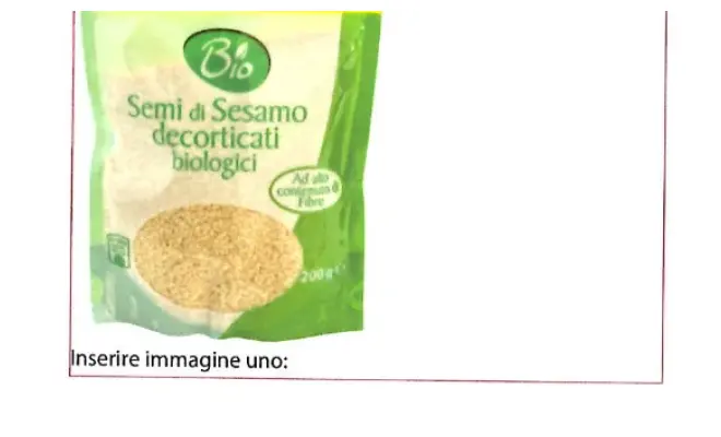 Confezione di SEMI DI SESAMO DECORTICATI BIOLOGICI