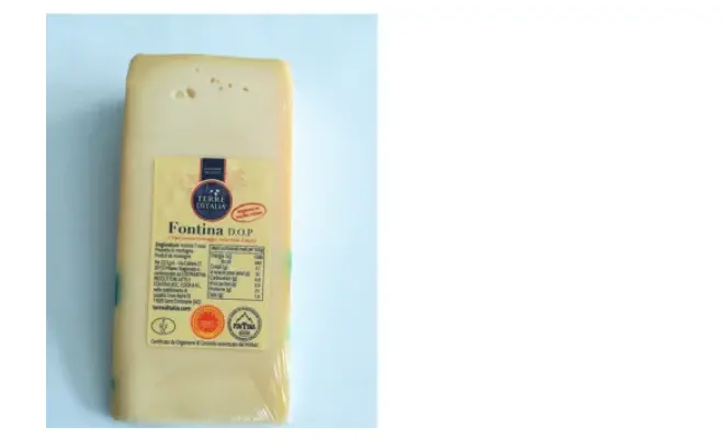 Confezione di FORMAGGIO FONTINA D.O.P.