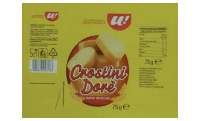 Confezione di Crostini dorè
