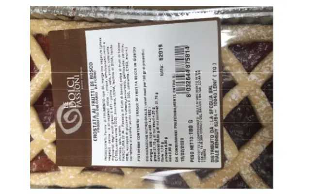 Confezione di CROSTATA AI FRUTTI DI BOSCO - LE DOLCI PASSIONI