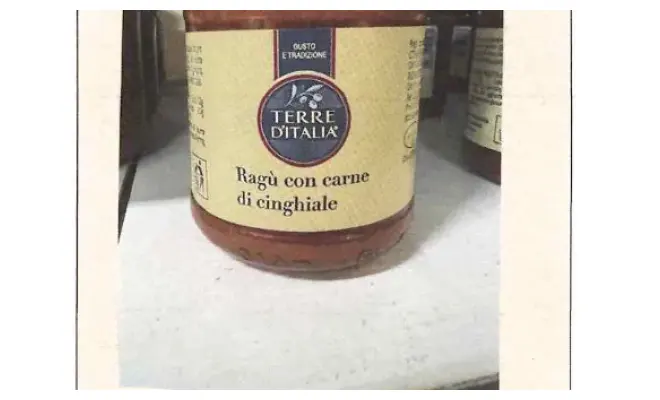 Confezione di Ragù con carne di cinghiale