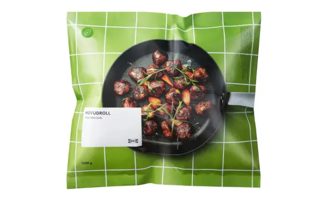 Confezione di Huvudroll polpette vegetariane surgelate
