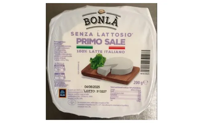 Confezione di PRIMO SALE SENZA LATTOSIO 200g (BONLA' ALDI)