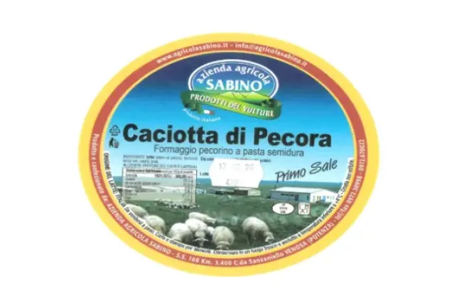 Confezione di Caciotta di Pecora primo sale