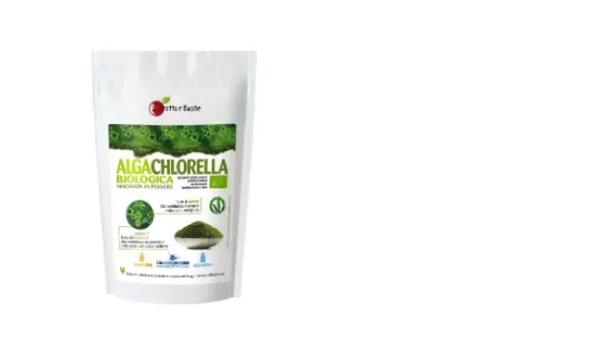 Confezione di Alga Chlorella Biologica in polvere