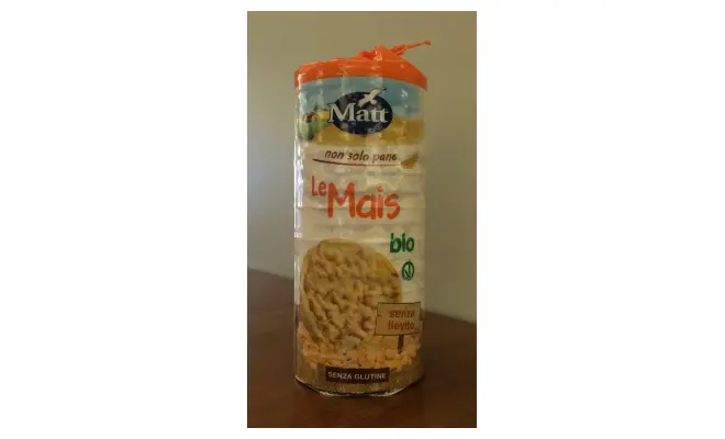 Confezione di Matt non solo pane Le Mais Bio - Galletta di Mais bio
