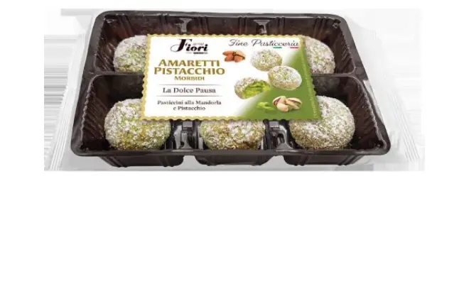 Confezione di AMARETTI AL PISTACCHIO - LOTTO F0226
