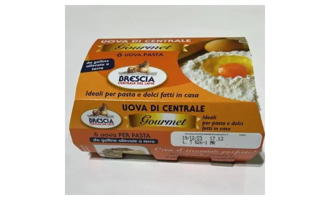 Confezione di 6 UOVA PASTA GOURMET DA ALLEVAMENTO A TERRA