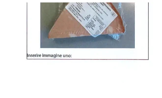 Confezione di Mortadella supergigante a tranci con e senza pistacchio distribuita da Conad