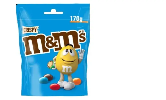 Confezione di M&M's Crispy 170mgr