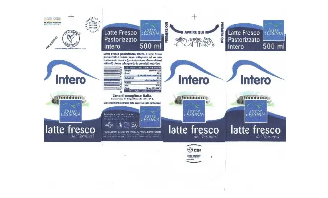 Confezione di LATTE FRESCO PASTORIZZATO PARZIALMENTE SCREMATO