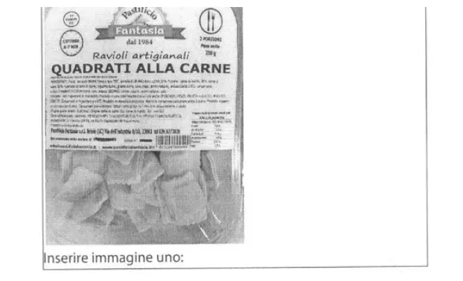 Confezione di Quadrati alla carne