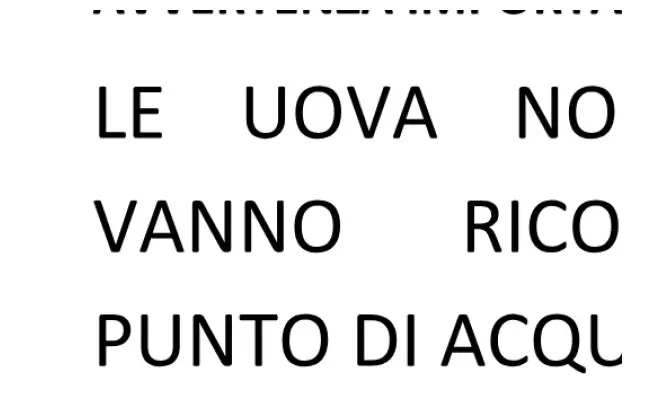 Confezione di UOVA DI GALLINA IN GUSCIO