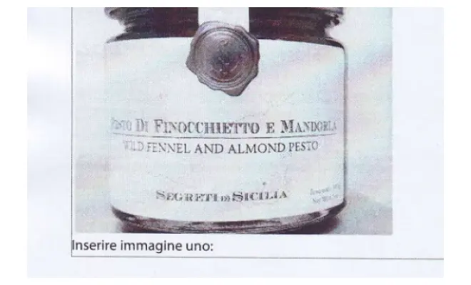 Confezione di Pesto di finocchietto e mandorle - Segreti di Sicilia