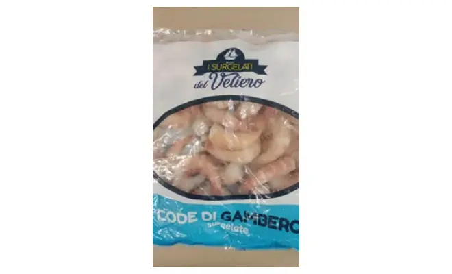 Confezione di CODE DI GAMBERI IQF BU.10X500 VELIERO