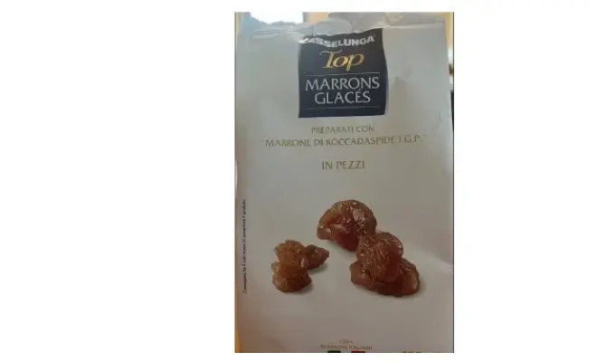 Confezione di Marron Glacés in pezzi - 250 g