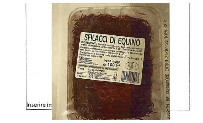 Confezione di Sfilaccio di equino 100g