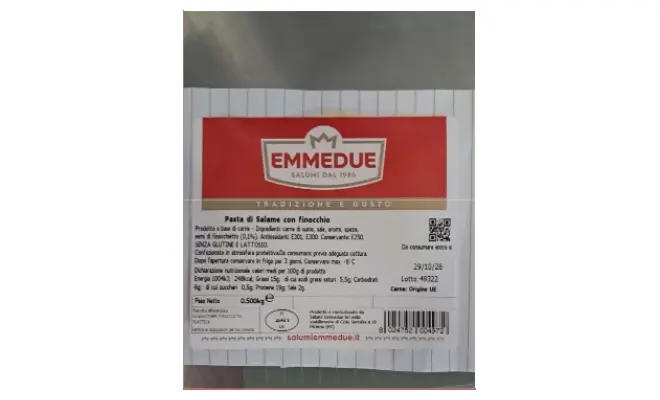 Confezione di Pasta di Salame con finocchio ¿ COD 497