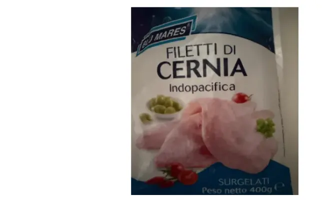 Confezione di Filetti di cernia indopacifica surgelati