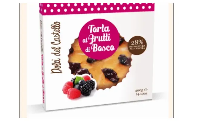 Confezione di Torta ai frutti di bosco
