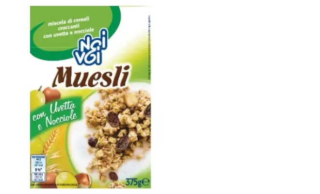 Confezione di MUESLI UVETTA NOCCIOLE