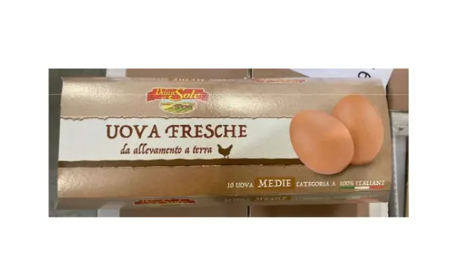 Confezione di Uova fresche da allevamento a terra Cat A