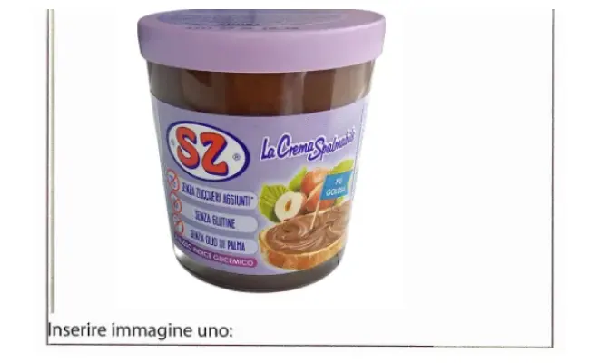 Confezione di CREMA DA SPALMARE AL CACAO MAGRO E NOCCIOLE