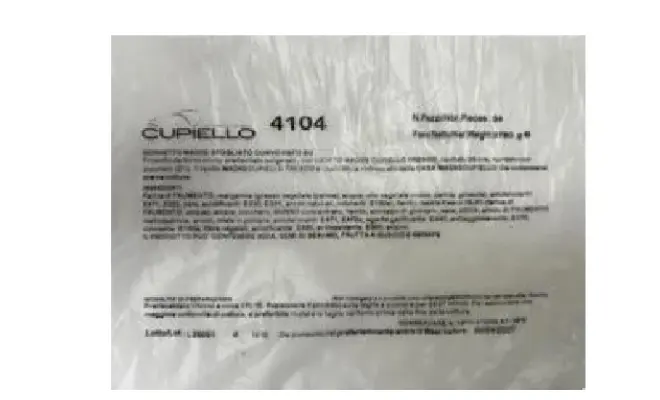 Confezione di 4104/1201698 CORNETTO MADRE SFOGLIATO CURVO RSPO SG 70 PZ
