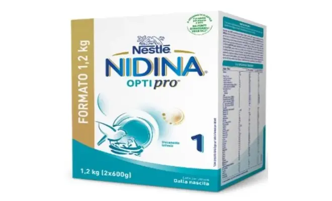 Confezione di NIDINA OPTIPRO 1 (2x600g)
