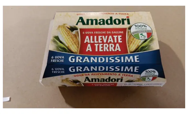 Confezione di Uova fresche da allevamento a terra Cat A