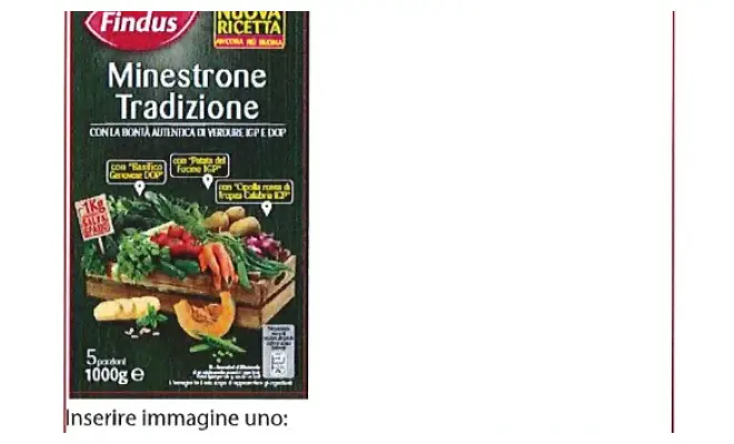 Confezione di Minestrone tradizione 1 kg lotto 7251