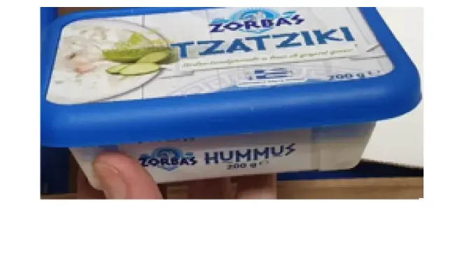 Confezione di Tzatziki Zorbas Salsa tradizionale a base di yogurt greco