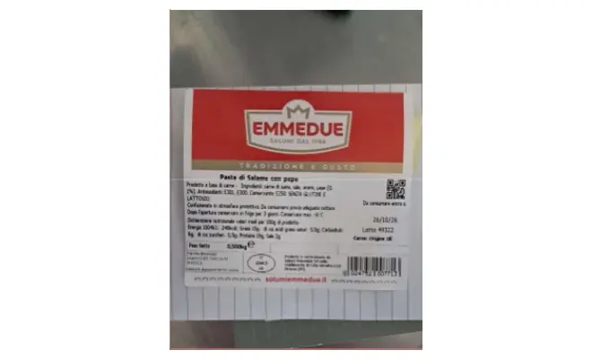Confezione di Pasta di Salame con pepe ¿ COD 771