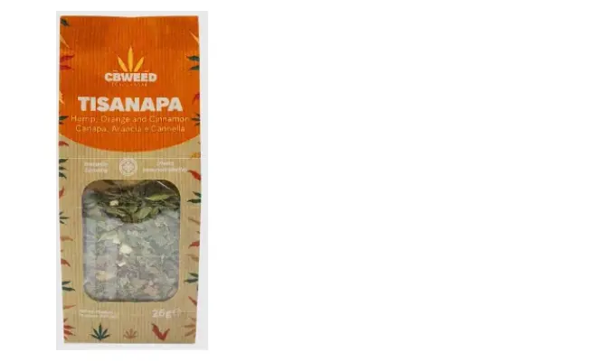 Confezione di TISANAPA HEMP ORANGE and CINNAMON