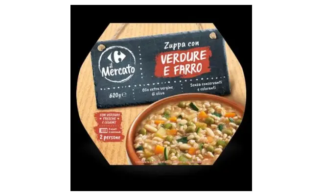 Confezione di ZUPPA CON VERDURE E FARRO